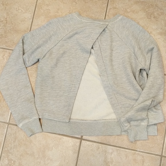 Current/Elliott fabulous open back sexy sweatshirt - Picture 4 of 5